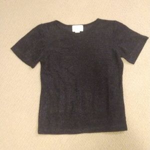 Black Jordan Glitter top SMALL